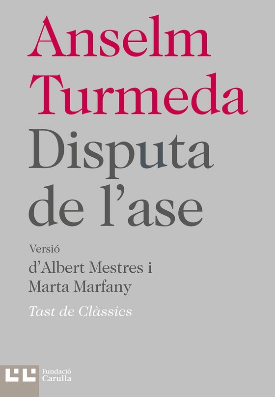 Coberta de Disputa de l'ase, de Anselm Turmeda