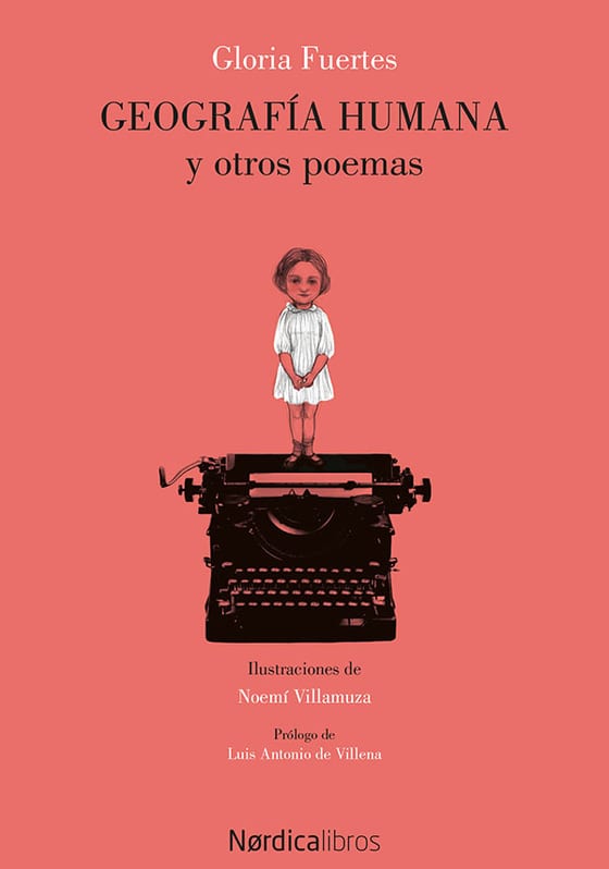 Coberta de Geografía humana y otros poemas, de Gloria Fuertes