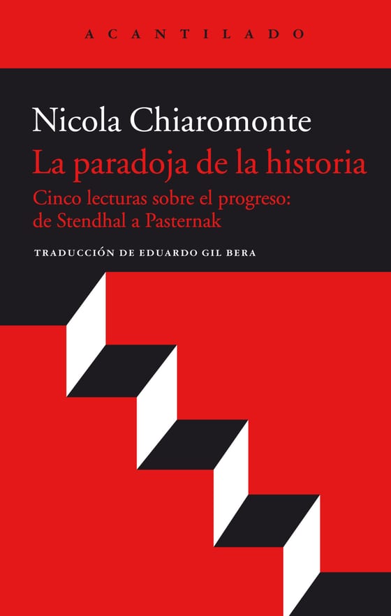 Coberta de La paradoja de la historia, de Nicola Chiaromonte