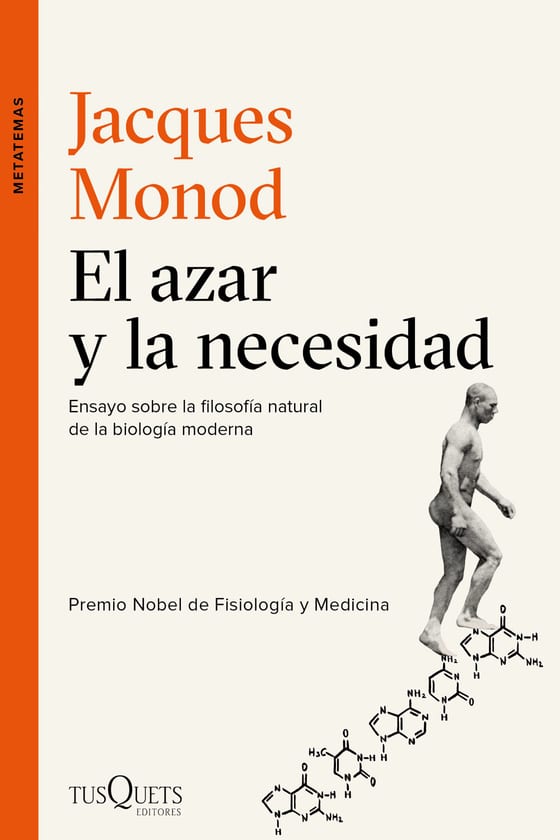 Portada de El azar y la necesidad, de Jacques Monod