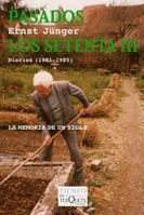 Portada de Pasados los setenta III, de Ernst Jünger