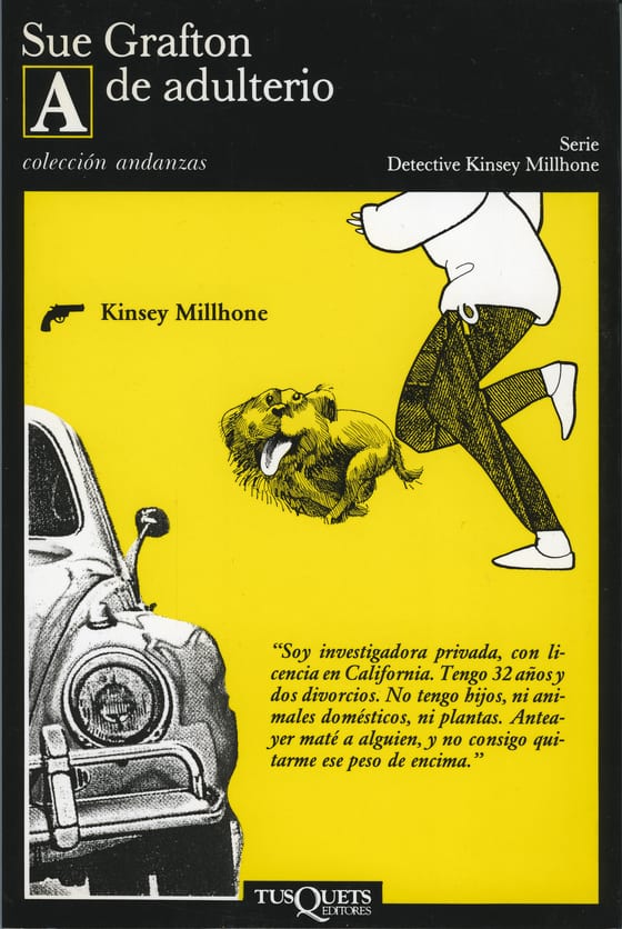 Coberta de A de adulterio, de Sue Grafton