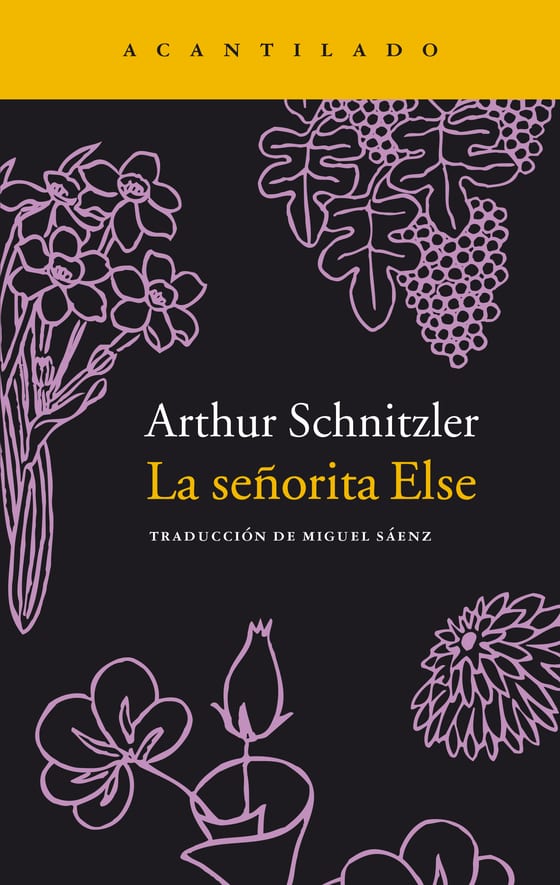 Portada de La señorita Else, de Arthur Schnitzler