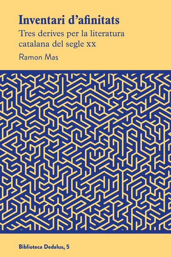 Portada de Inventari d'afinitats, de Ramon Mas