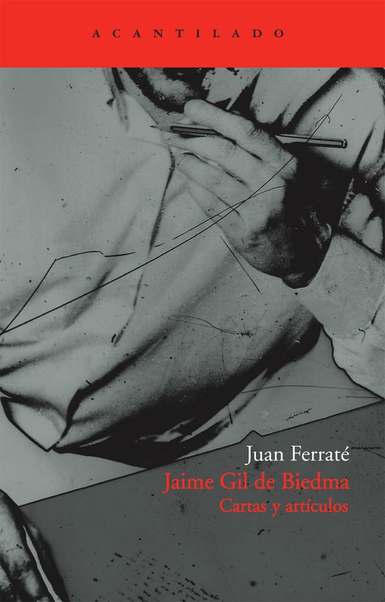 Coberta de Jaime Gil de Biedma, de Juan Ferraté