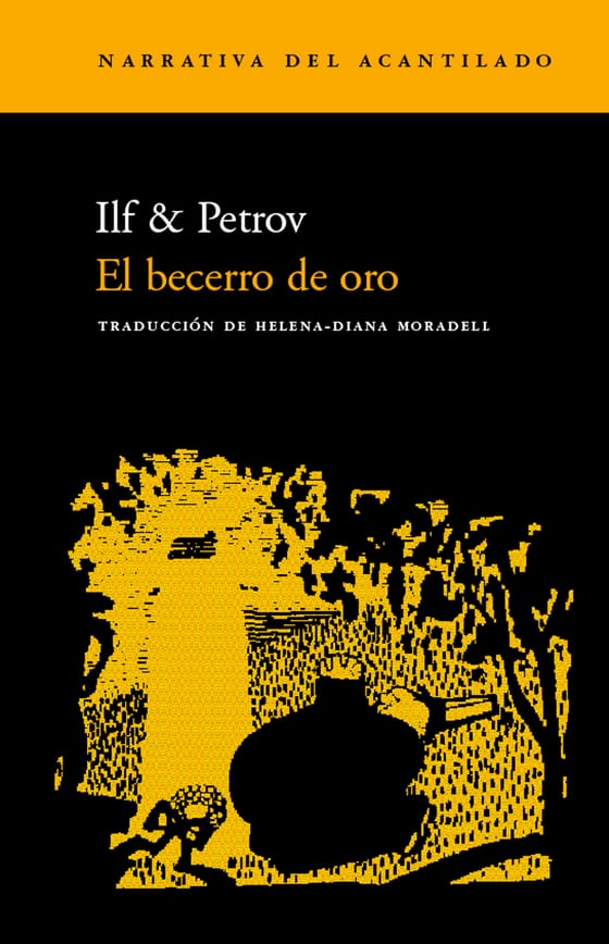 Portada de El becerro de oro, de Ilf & Petrov