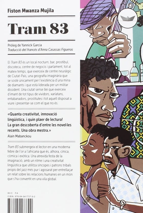 Coberta de Tram 83, de Fiston Mwanza Mujila