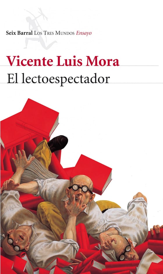 Portada de El lectoespectador, de Vicente Luis Mora