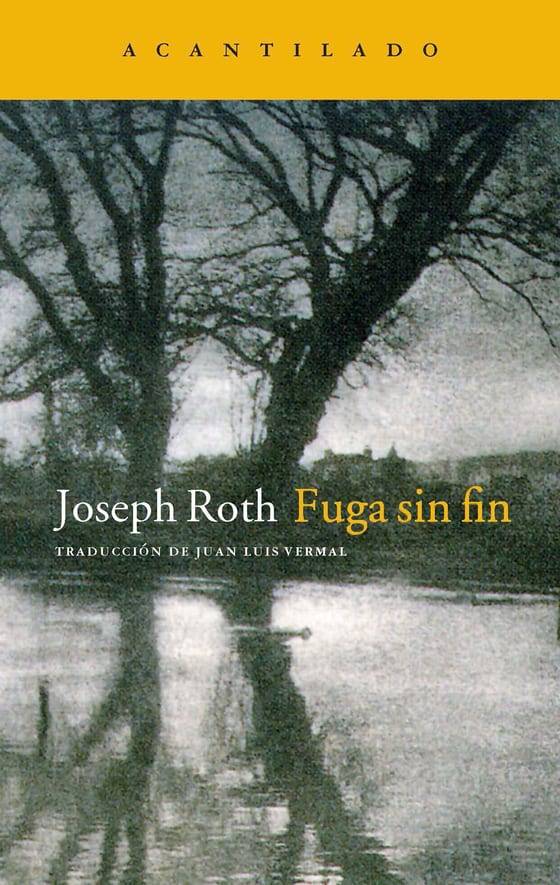 Coberta de Fuga sin fin, de Joseph Roth