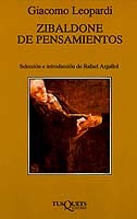 Coberta de Zibaldone de pensamientos, de Giacomo Leopardi