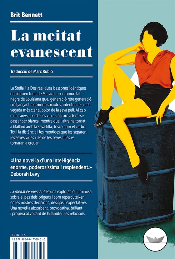 Coberta de La meitat evanescent, de Brit Bennett