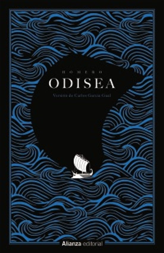 Portada de La Odisea, de Homero