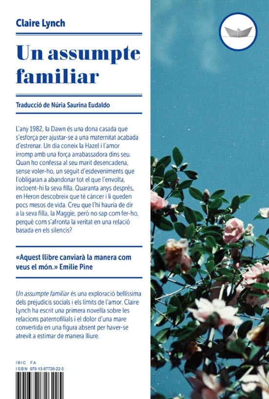 Portada de Un assumpte familiar, de Claire Lynch