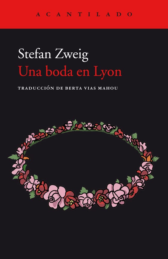 Coberta de Una boda en Lyon, de Stefan Zweig