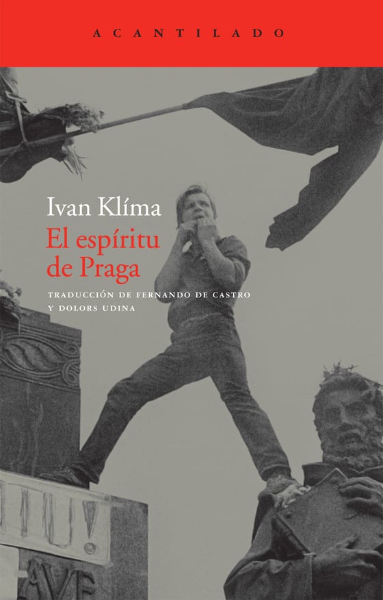 Coberta de El espíritu de Praga, de Ivan Klíma