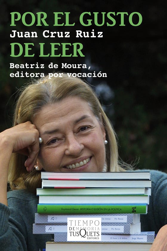 Portada de Por el gusto de leer, de Juan Cruz Ruiz