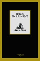 Coberta de Pasos en la nieve, de Jaime Siles