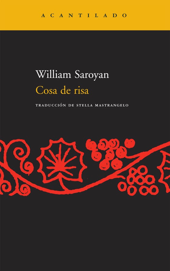 Portada de Cosa de risa, de William Saroyan