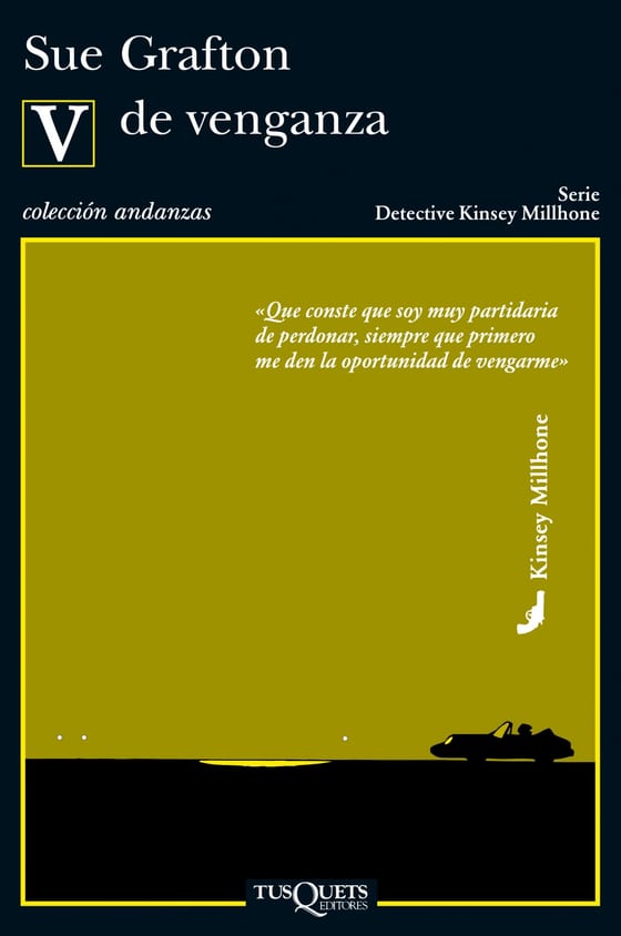 Portada de V de venganza, de Sue Grafton
