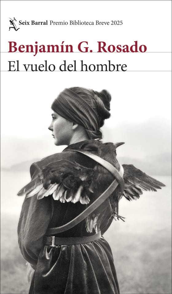 Portada de El vuelo del hombre, de Benjamín G. Rosado