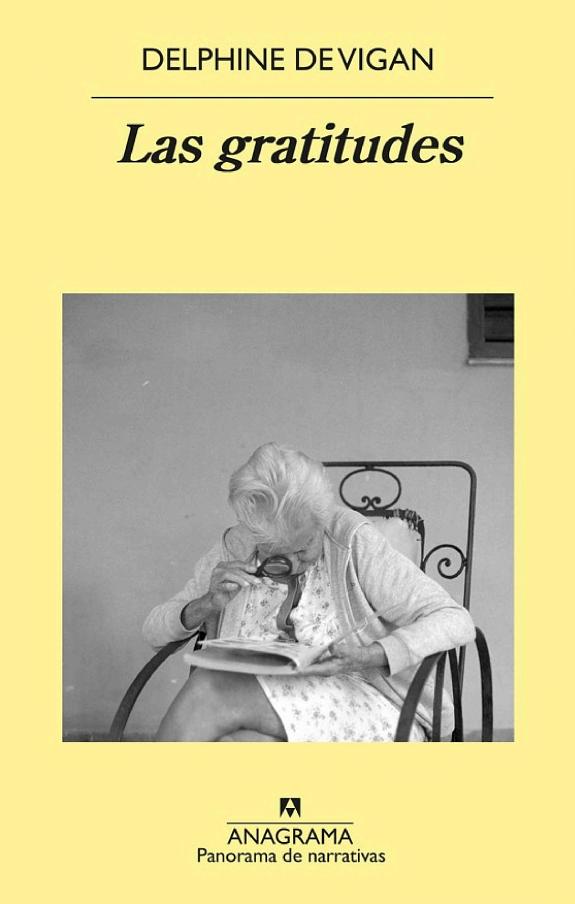 Portada de Las gratitudes, de Delphine de Vigan