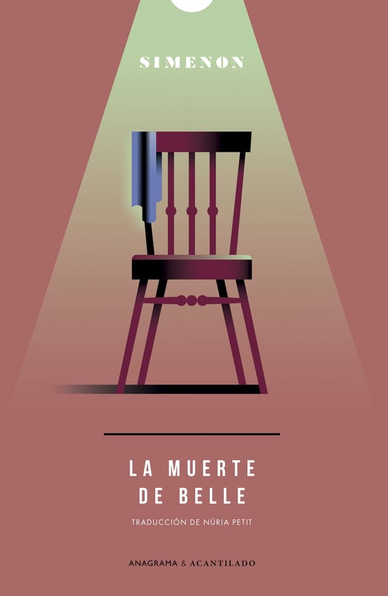 Coberta de La muerte de Belle, de Georges Simenon