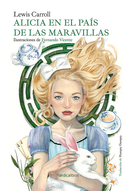 Coberta de Alicia en el país de las maravillas, de Lewis Carroll