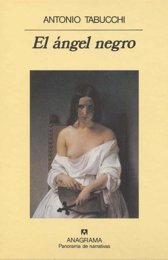 Portada de El ángel negro, de Antonio Tabucchi