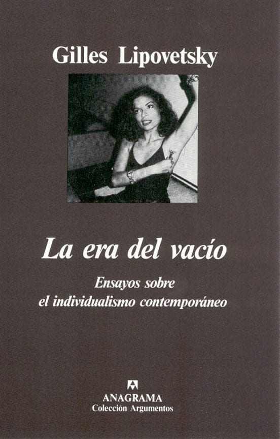 Portada de La era del vacío, de Gilles Lipovetsky