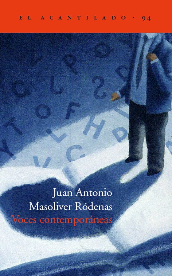 Coberta de Voces contemporáneas, de Juan Antonio Masoliver Ródenas