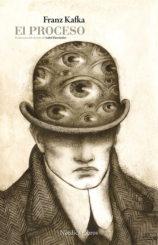 Coberta de El proceso, de Franz Kafka