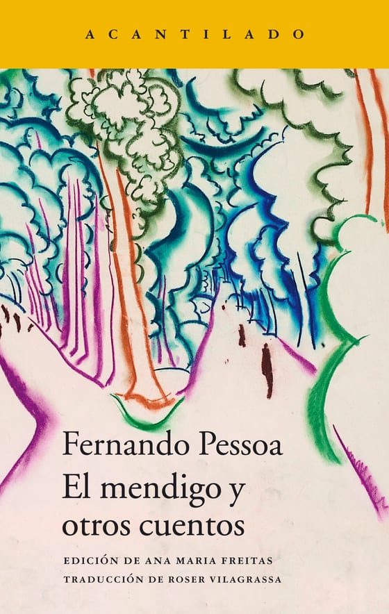 Coberta de El mendigo y otros cuentos, de Fernando Pessoa