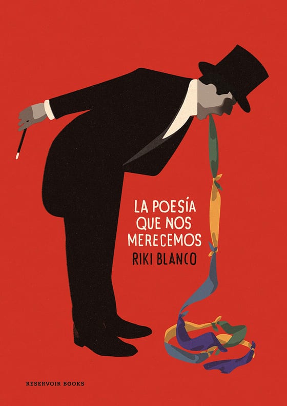 Portada de La poesía que nos merecemos, de Riki Blanco