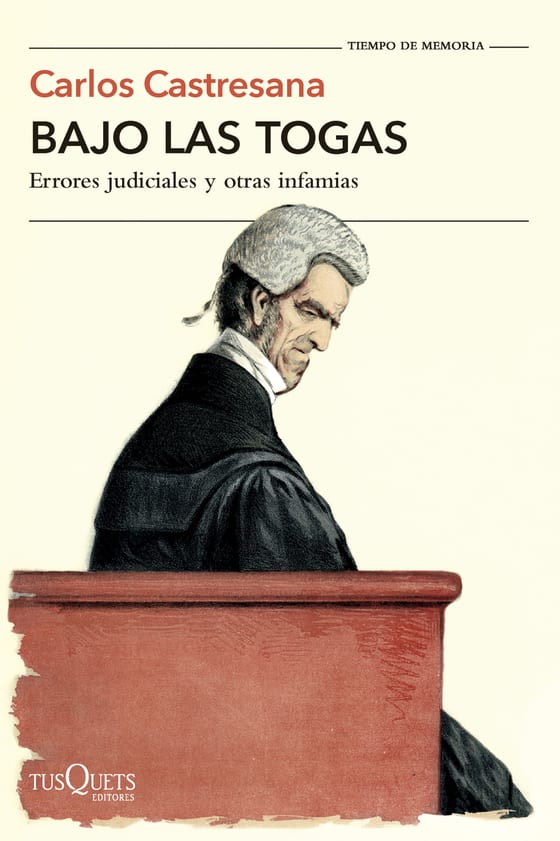 Portada de Bajo las togas, de Carlos Castresana