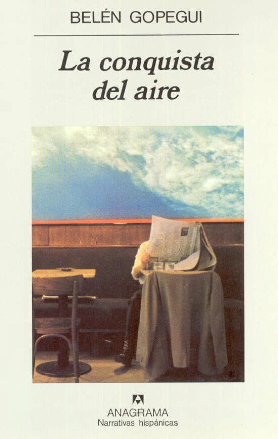 Portada de La conquista del aire, de Belén Gopegui