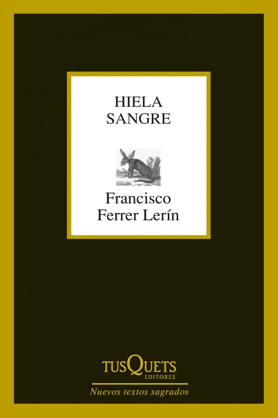 Portada de Hiela sangre, de Francisco Ferrer Lerín
