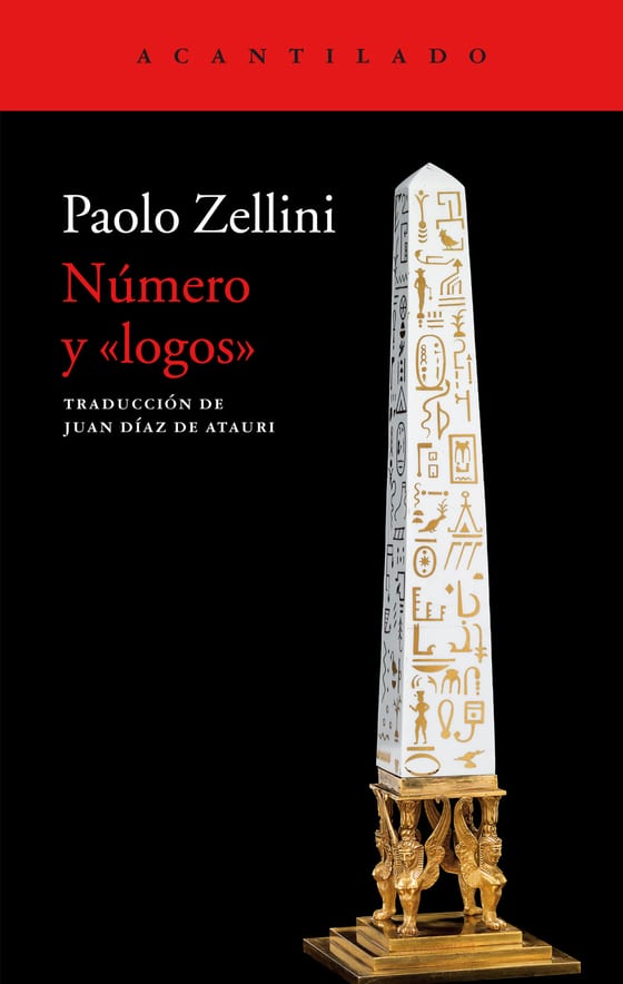 Coberta de Número y «logos», de Paolo Zellini