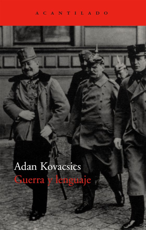 Coberta de Guerra y lenguaje, de Adan Kovacsics