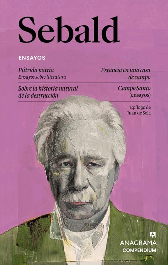 Coberta de Ensayos, de W. G. Sebald