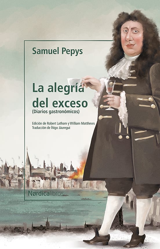 Coberta de La alegría del exceso, de Samuel Pepys