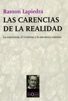 Coberta de Las carencias de la realidad, de Ramón Lapiedra