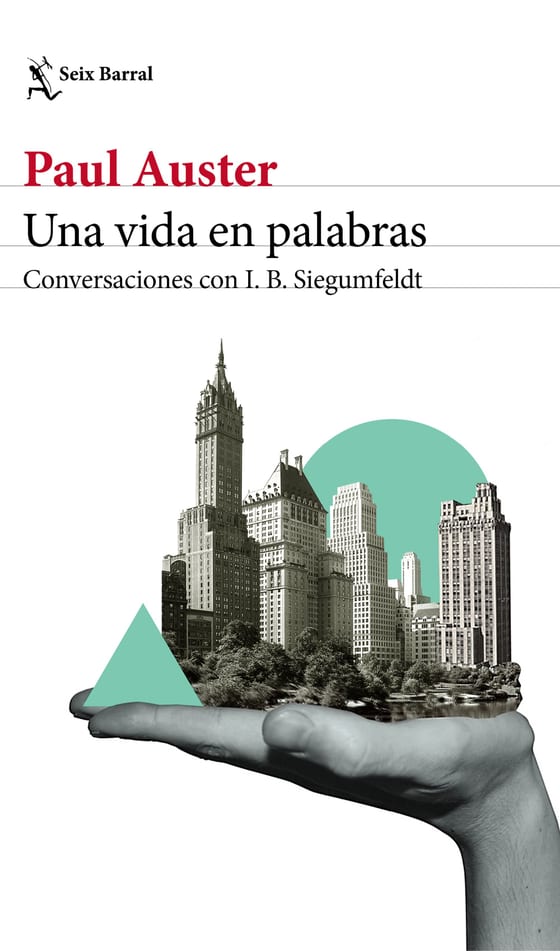Portada de Una vida en palabras, de Paul Auster y Inge-Birgitte Siegumfeldt
