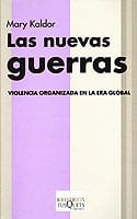 Portada de Las nuevas guerras, de Mary Kaldor