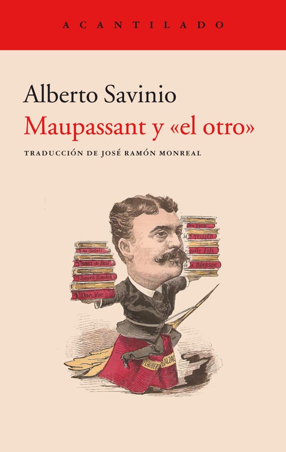 Coberta de Maupassant y «el otro», de Alberto Savinio