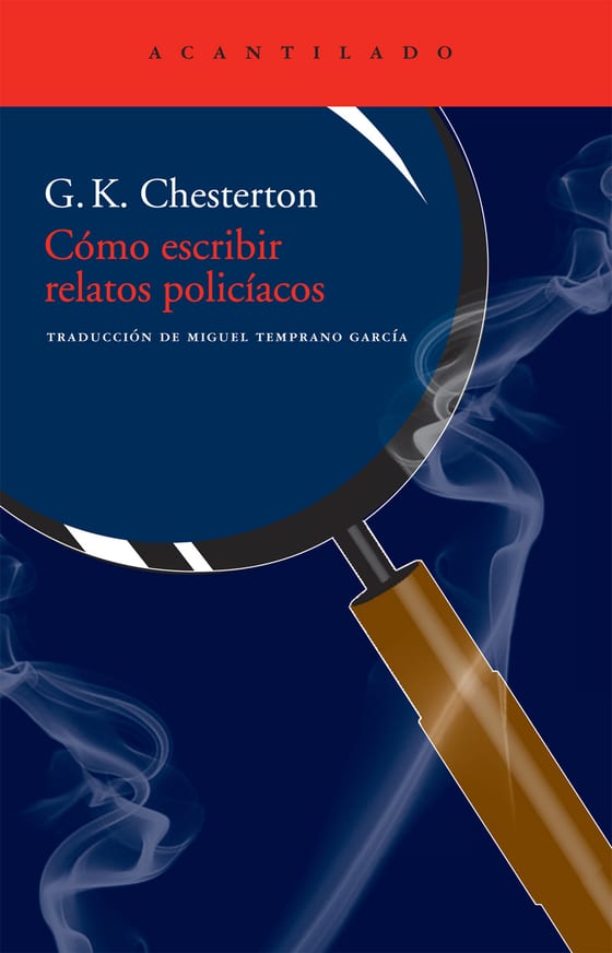 Coberta de Cómo escribir relatos policíacos, de G.K. Chesterton