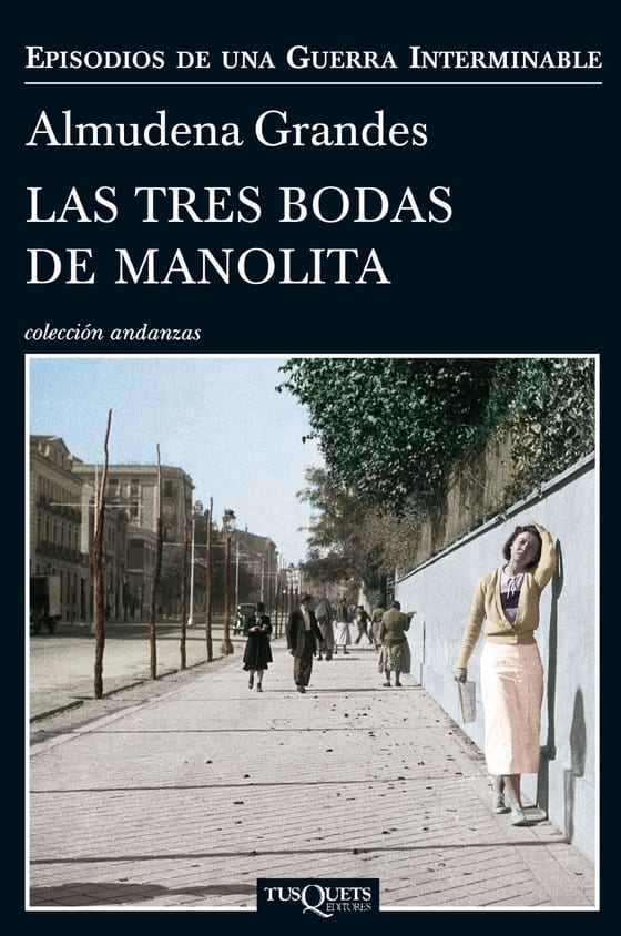 Coberta de Las tres bodas de Manolita, d'Almudena Grandes