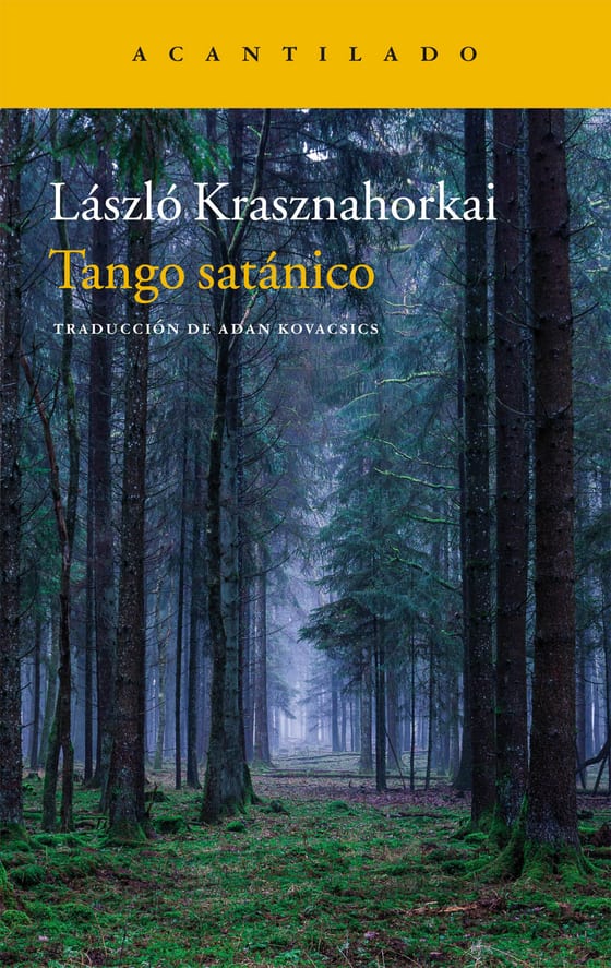 Coberta de Tango satánico, de László Krasznahorkai
