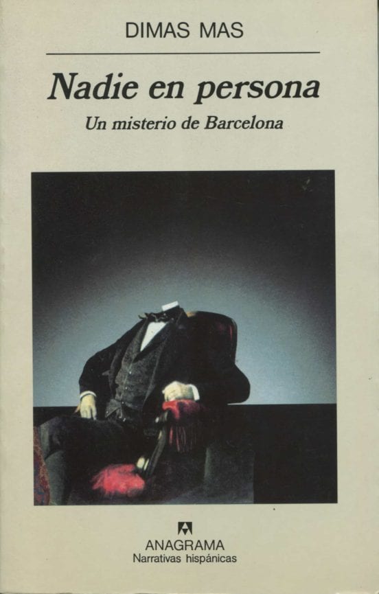 Portada de Nadie en persona, de Dimas Mas