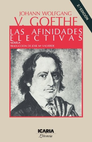 Portada de Las afinidades electivas, de Goethe