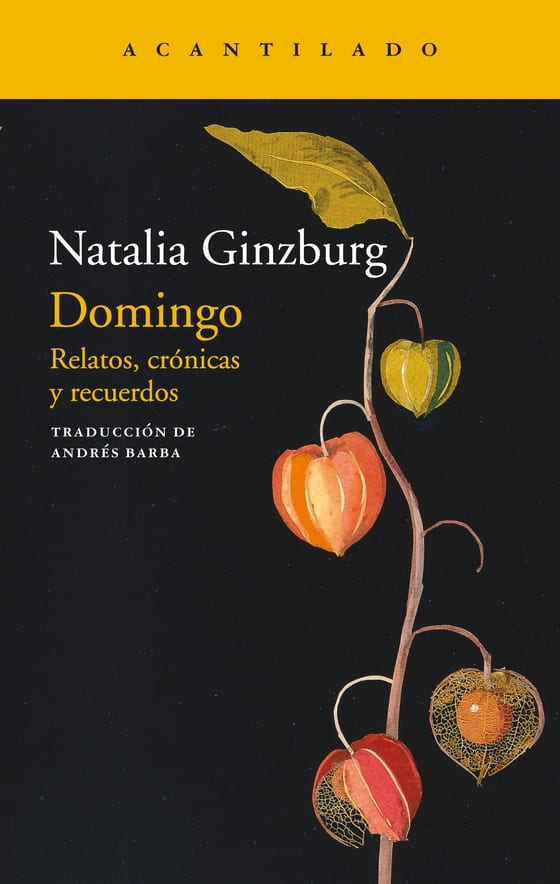 Coberta de Domingo, de Natalia Ginzburg